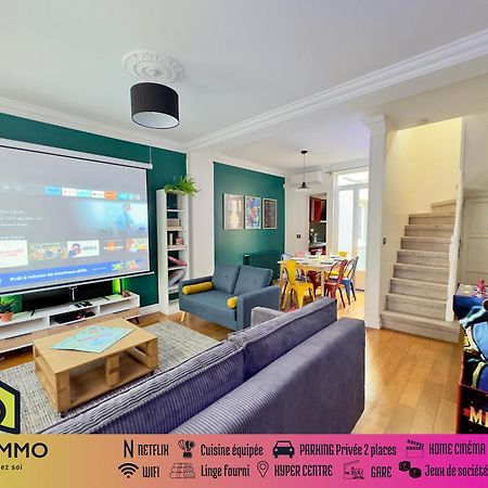 Maison 3Ch - Cinema - Game Room - Parking - Gare Amiens Exteriör bild