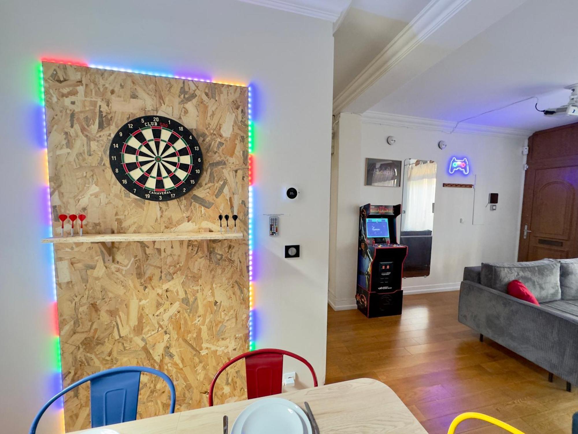 Maison 3Ch - Cinema - Game Room - Parking - Gare Amiens Exteriör bild
